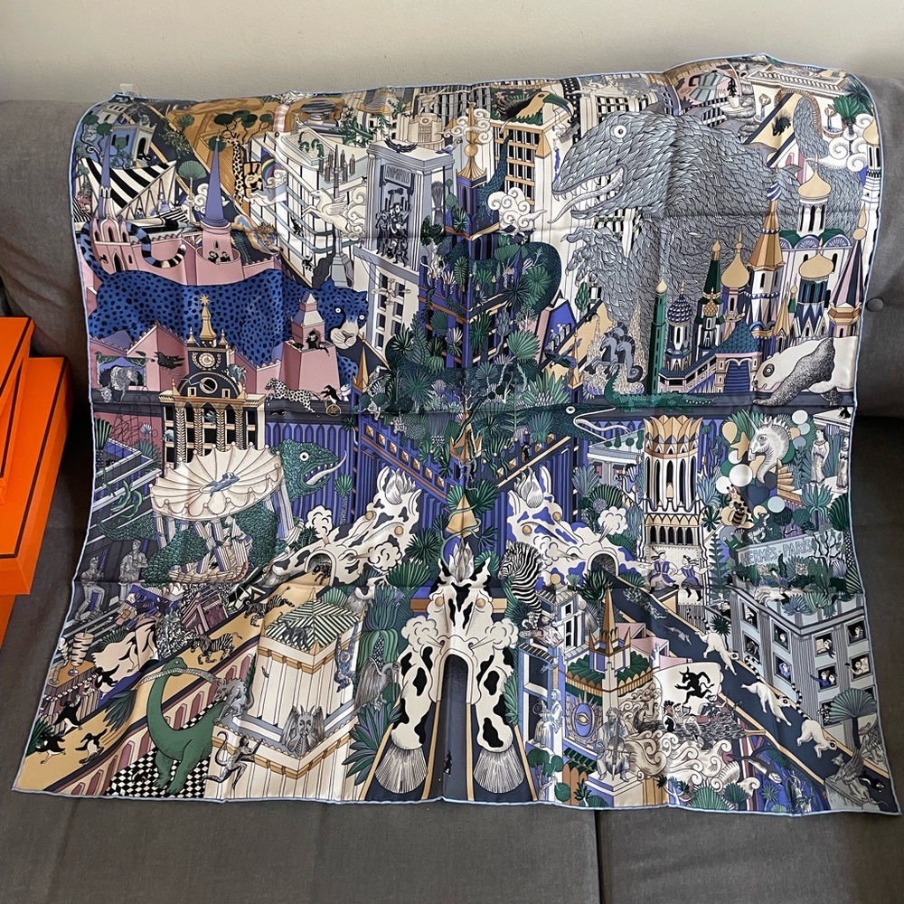 Hermes Animapolis Scarf
